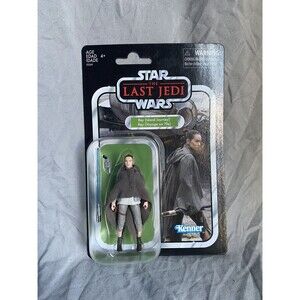 Star Wars Vintage Collection Rey (Island Journey) Last Jedi Action Figure Retro￼